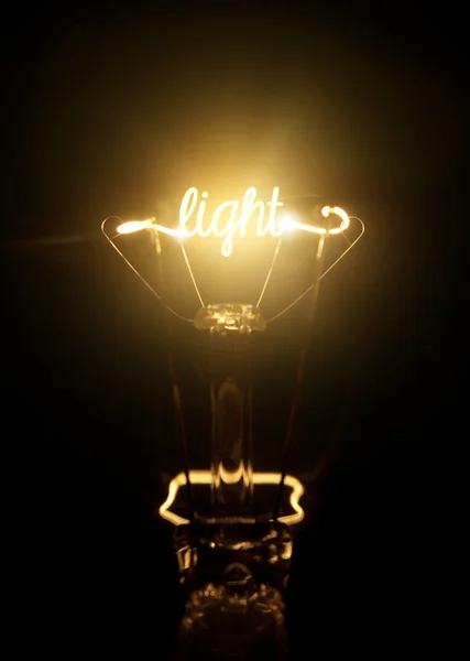 Jasná žárovka — Stock fotografie