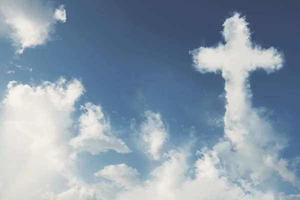 Cloud cross — Stockfoto