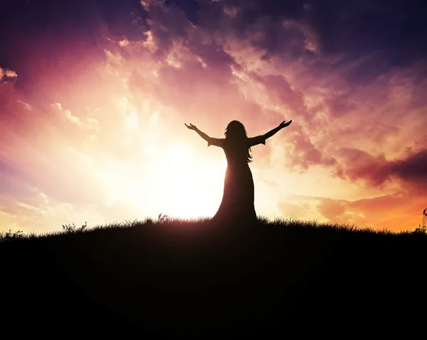 Sunset praise — Stock Photo, Image