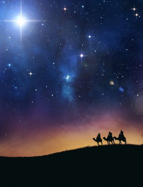 Three wise men clipart