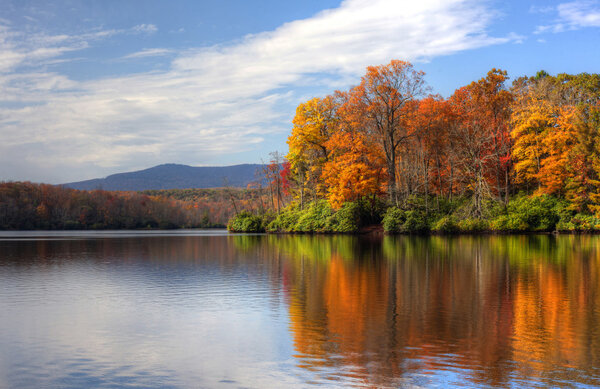 Autumn lake