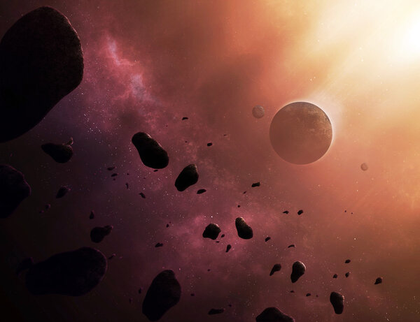 Космическая сцена
