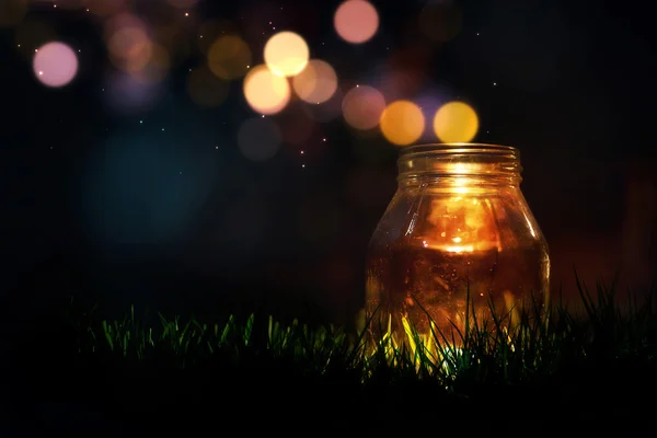 Glowing Jar — Stock Photo, Image