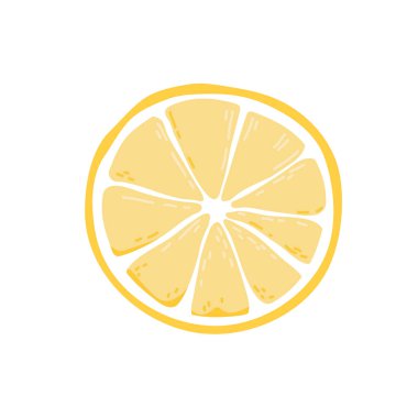 Taze sulu limon dilimi