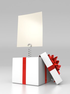 boş kartı ile açılan giftbox