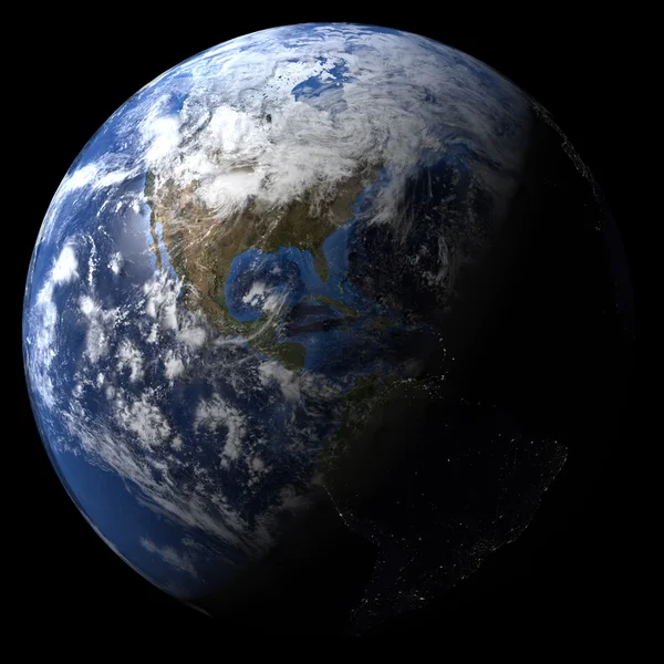 Gesmolten drie dimensionale aarde — Stockfoto
