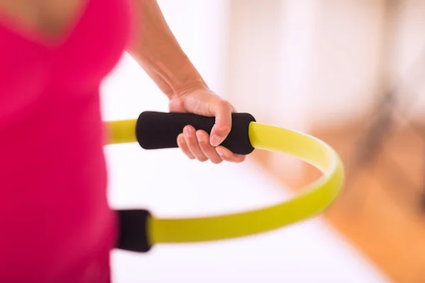 Pilates yoga ring training — Stockfoto