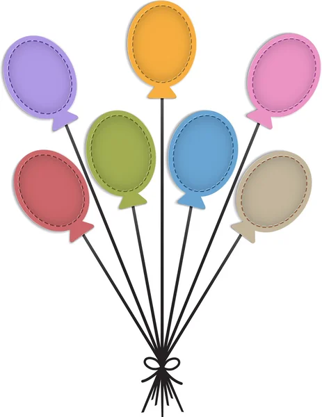 Balloon labels — Stock Vector