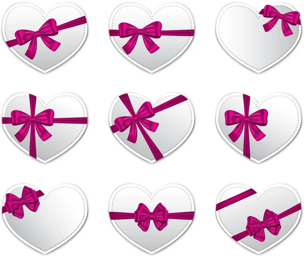 Cartes cadeaux pour Valentine — Image vectorielle