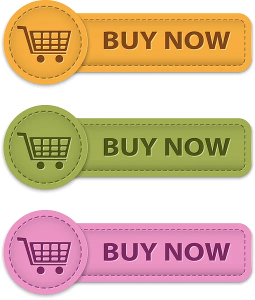 Buy Now buttons — Stock Vector