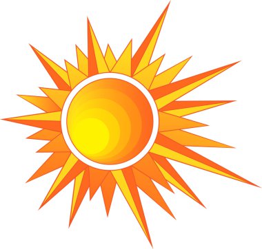 Sun'ın keskin ışınları