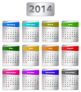 2014 İngiliz takvimi