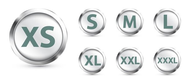 Размер кнопок одежды
