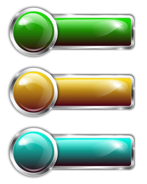 Buttons — Stock Vector