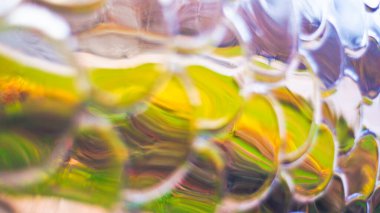 yinelenen daireler ile güzel renk soyut arkaplanı