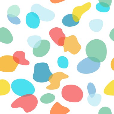 Renkli damlaların ya da sıçramaların kusursuz deseni