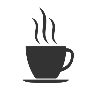 Kahve fincanı veya çay fincanı ikonu