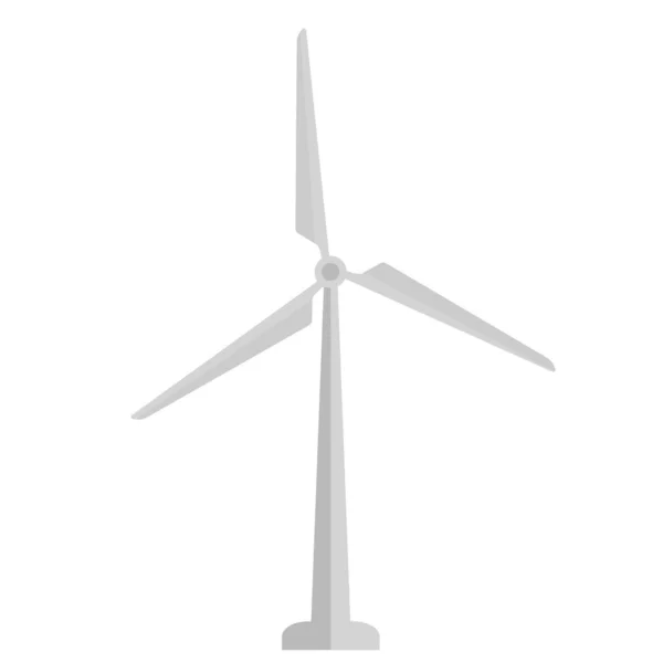 Turbina eólica, símbolo da central eólica — Vetor de Stock