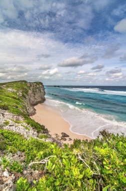 Orta caicos, turks ve caicos, Karayipler gizli plaj