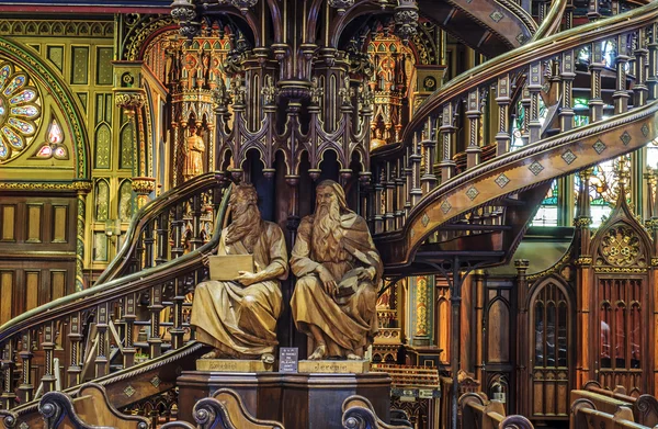 Basílica de Montreal Notre Dame — Fotografia de Stock