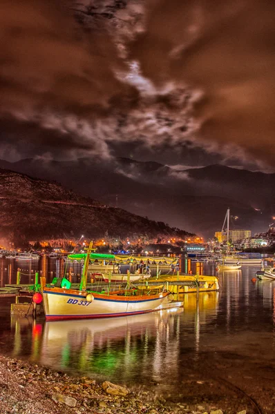 Μαυροβούνιο Μπούντβα λιμάνι — Φωτογραφία Αρχείου