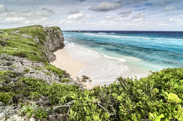 Spiaggia segreta a MIddle Caicos — Foto Stock