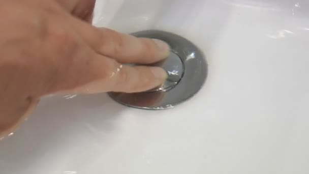 Pusty umywalka — Wideo stockowe
