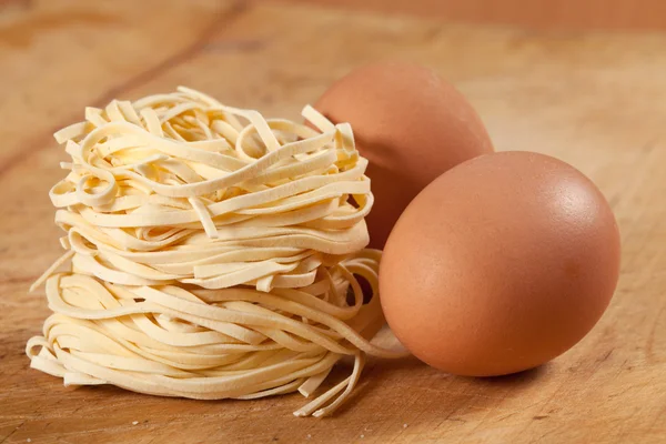 Nests of dry pasta. — Stock Photo, Image