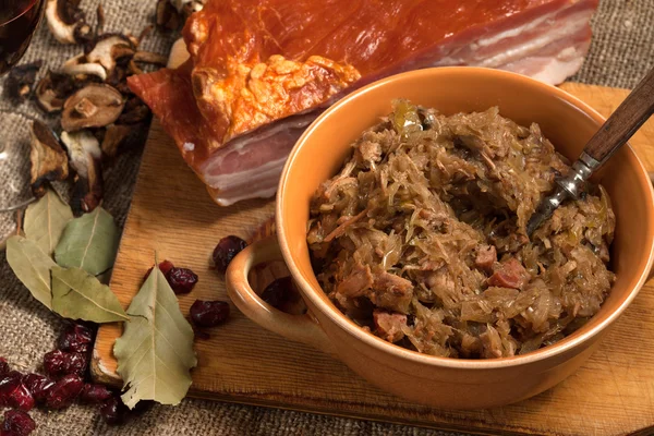 Traditional polish sauerkraut. — Stock Image Traditional polish sauerkraut. Stock Picture