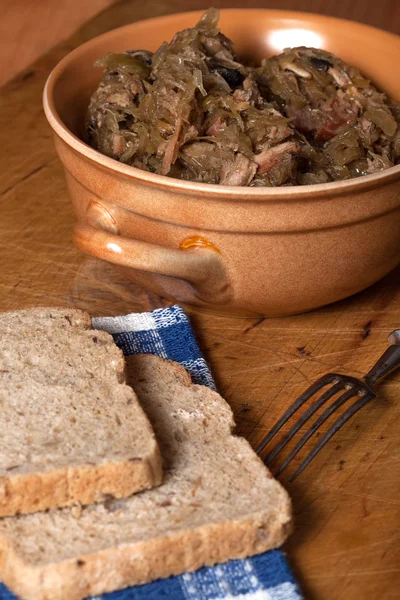 Traditional polish sauerkraut. — Stock Photo, Image