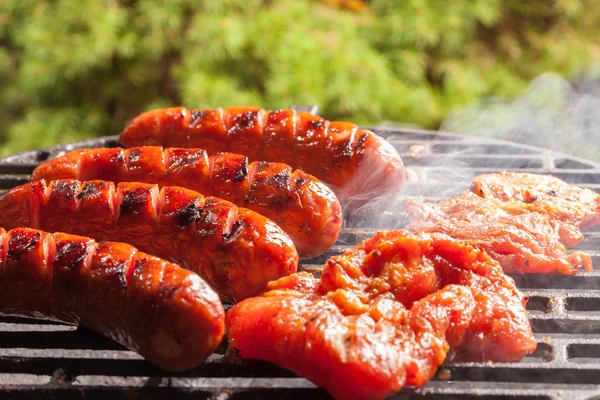 Embutidos a la plancha . — Foto de Stock