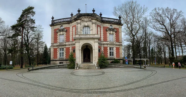 Swierklaniec Poland January 2022 Historic Building Bachelor Palace Little Versailles — Fotografia de Stock