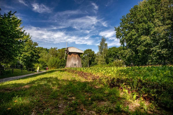 Lublín Polonia Agosto 2020 Lublin Open Air Village Museum Molino — Foto de Stock