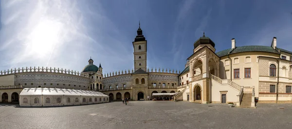 Krasiczyn Πολωνια Σεπτεμβριου 2021 Κάστρο Krasiczyn Παλάτι Αναγέννησης Έχει Πλούσια — Φωτογραφία Αρχείου
