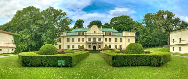 Bedzin Polônia Julho 2021 Palácio Neoclássico Família Mieroszewski Cidade Bedzin — Fotografia de Stock