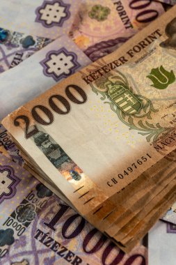 Macar sahte banknotları. 2000 ve 10000 forint banknot.