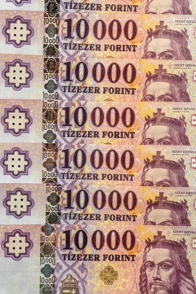 Hungarian Forint Banknotes 10000 Forint Banknote — Stock Photo, Image