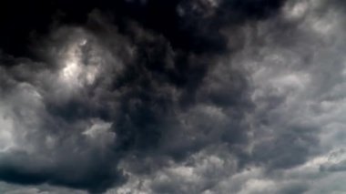 Dramatic sky with clouds moving. 4K TimeLapse.