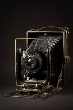 KATOWICE, POLAND - AUGUST 23, 2022: Arfo 2 - vintage film camera on dark background.