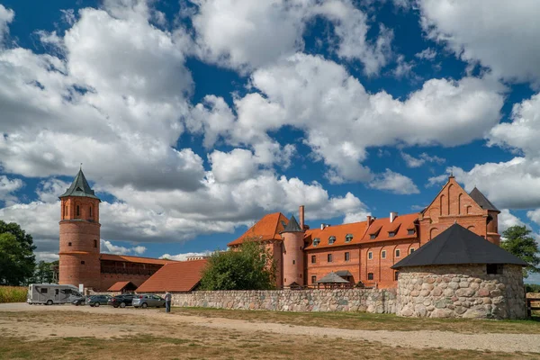 Tykocin Poland September 2022 Відновлений Укріплений Замок Тикочині Сонячний День — стокове фото