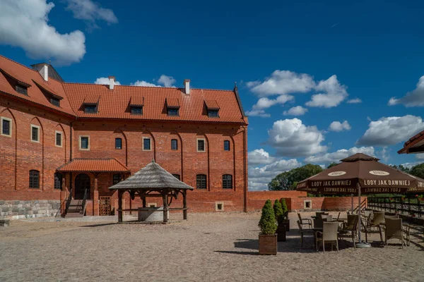 Tykocin Polen September 2022 Rekonstruierte Befestigte Burg Tykocin Einem Sonnigen — Stockfoto