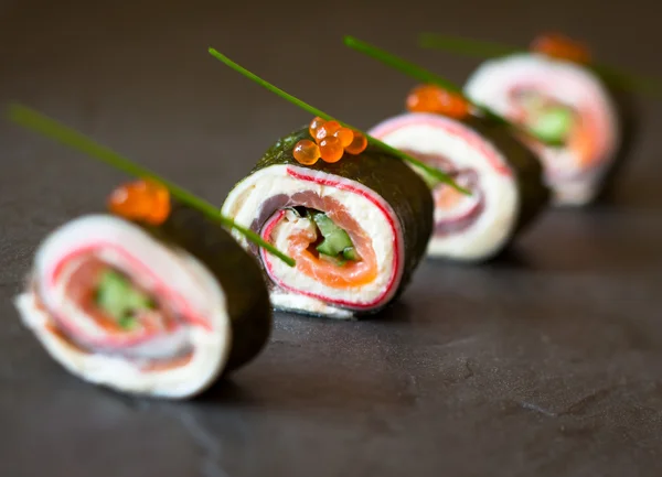Rollo de sushi sin arroz — Foto de Stock