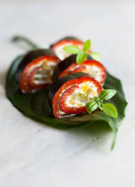 Rotolo di sushi no-riso — Foto Stock