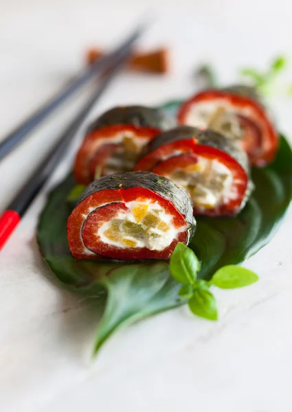 Rotolo di sushi no-riso — Foto Stock