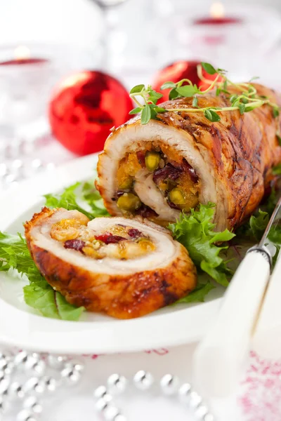 Stuffed turkey breast — Stock Photo, Image