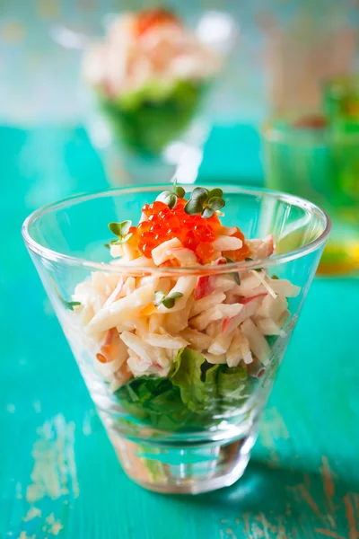 Meeresfrüchte-Salat — Stockfoto