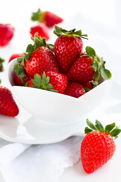 Verse aardbeien — Stockfoto