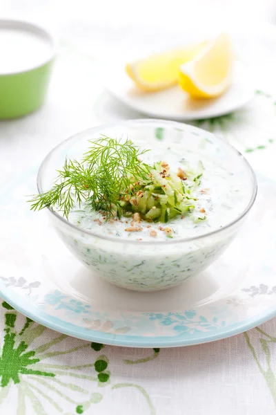 Sopa de pepino — Fotografia de Stock