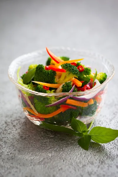 Ångkokta grönsaker — Stockfoto