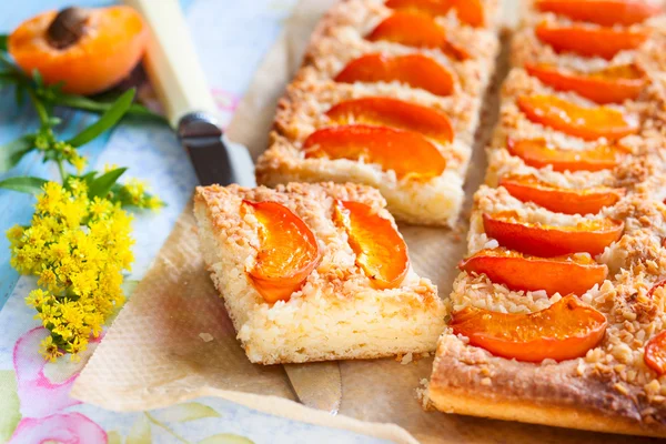 Crostata di albicocche — Foto Stock